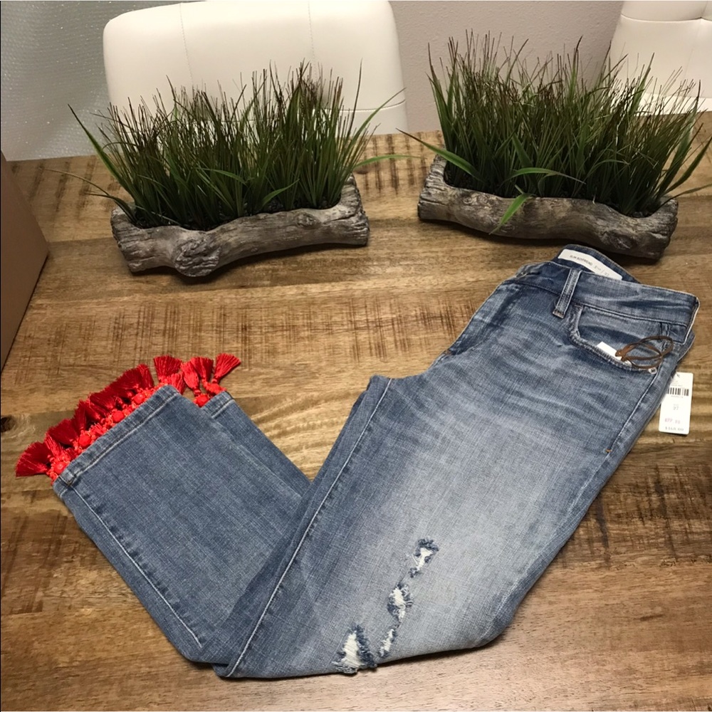 Pilcro Mid-Rise Slim Boyfriend Jean Final Price - Picture 5 of 8